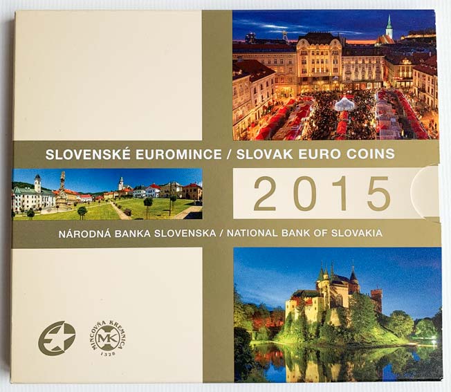 Sada mincí Slovenskej republiky 2015 - Slovenské euromince